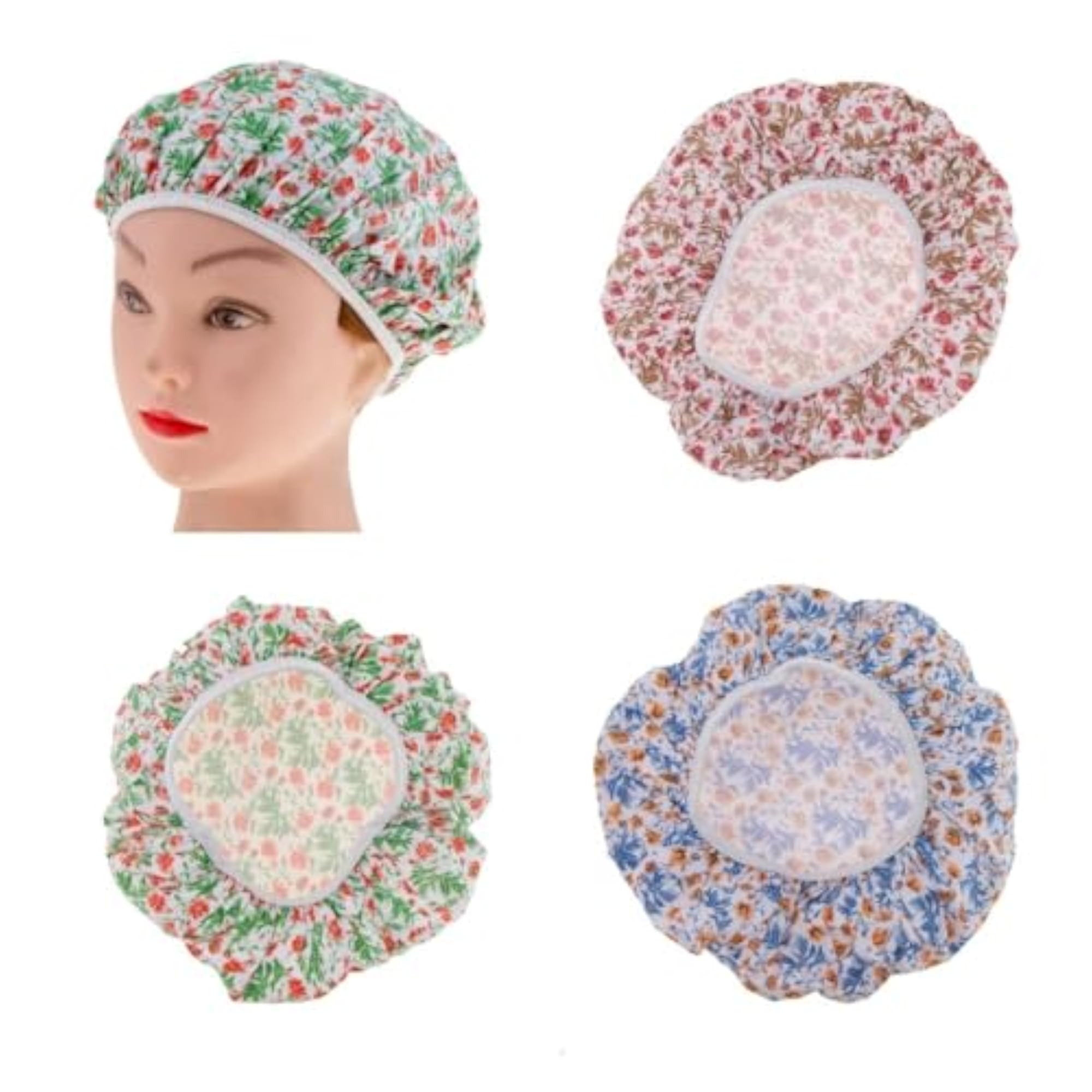 Women's Elastic Bathing Shower Cap for Salon Use